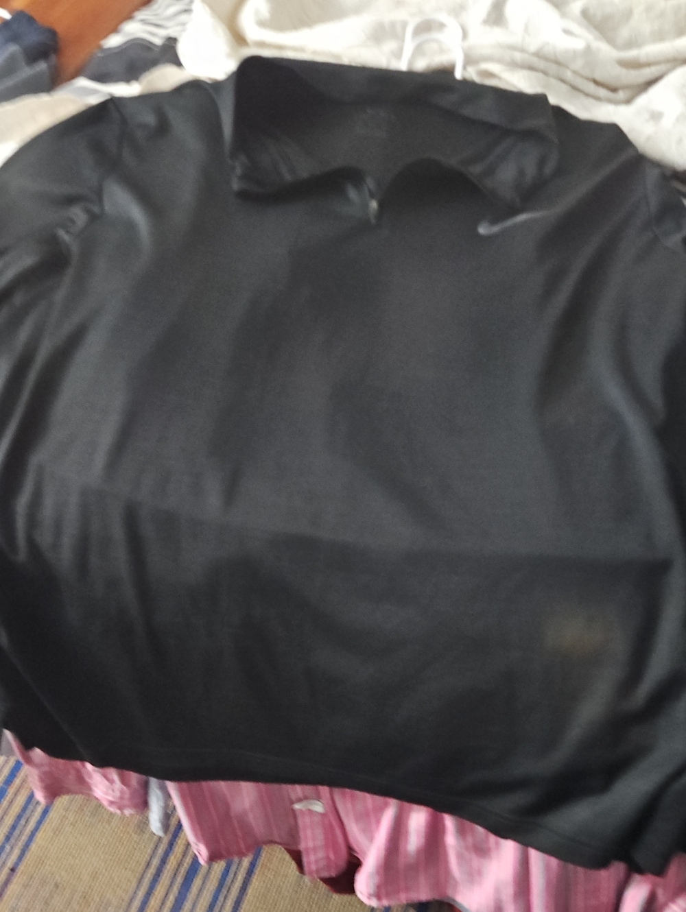 Nike Black Men's Polo Shirt - Short Sleeve